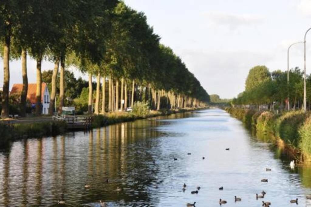 Duplex Appertement Met Zicht Damse Vaart @ Brugge Apartman Kültér fotó