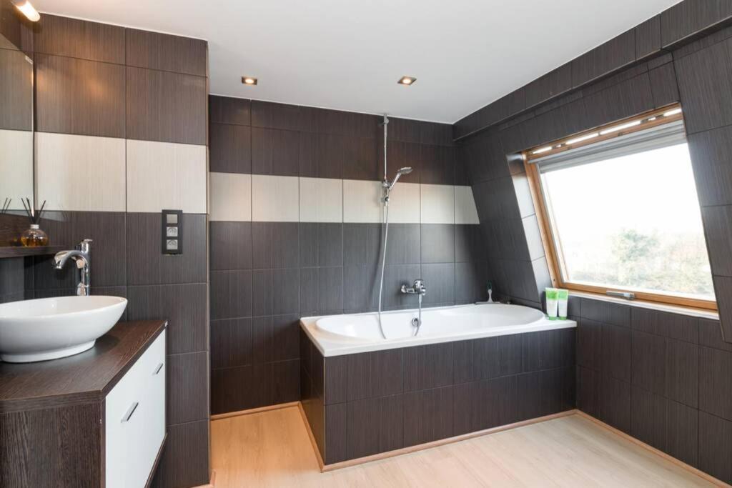 Duplex Appertement Met Zicht Damse Vaart @ Brugge Apartman Kültér fotó