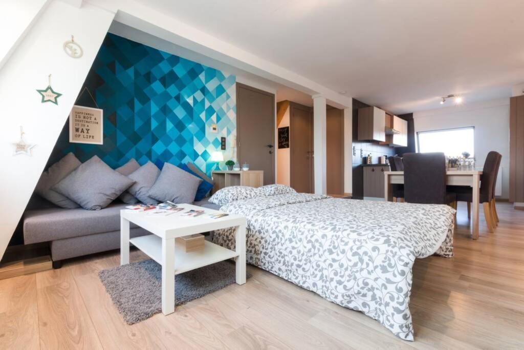 Duplex Appertement Met Zicht Damse Vaart @ Brugge Apartman Kültér fotó