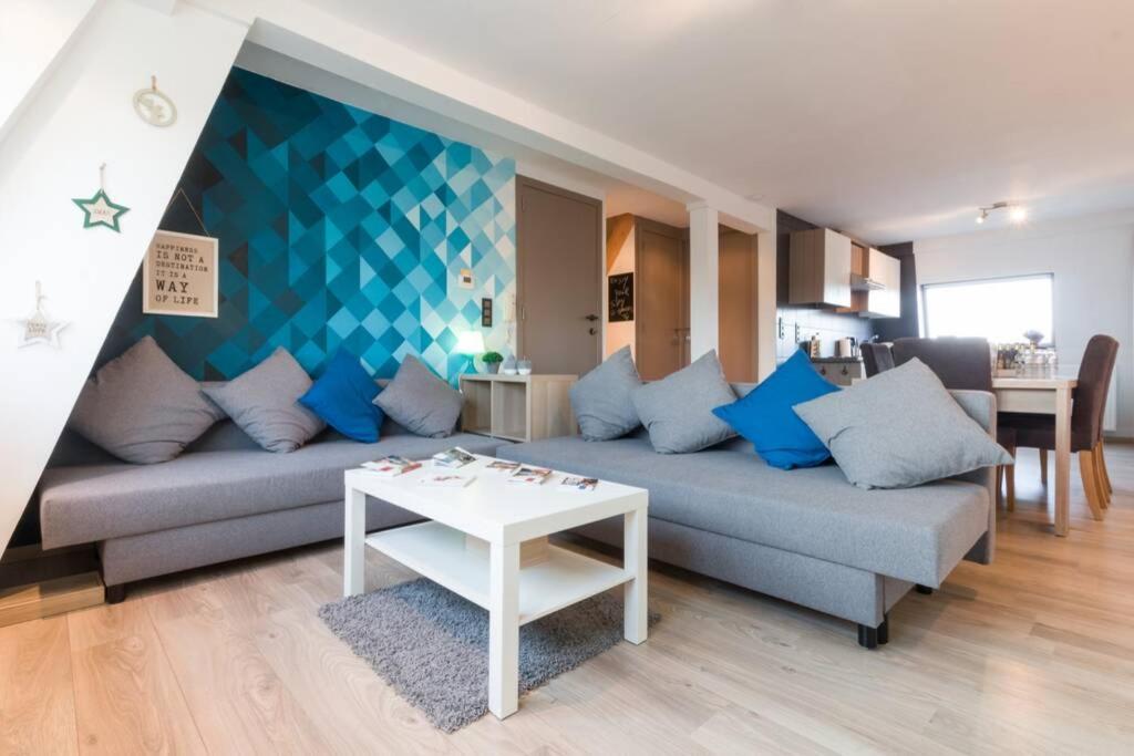 Duplex Appertement Met Zicht Damse Vaart @ Brugge Apartman Kültér fotó