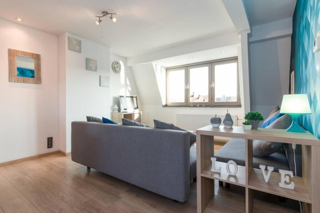 Duplex Appertement Met Zicht Damse Vaart @ Brugge Apartman Kültér fotó
