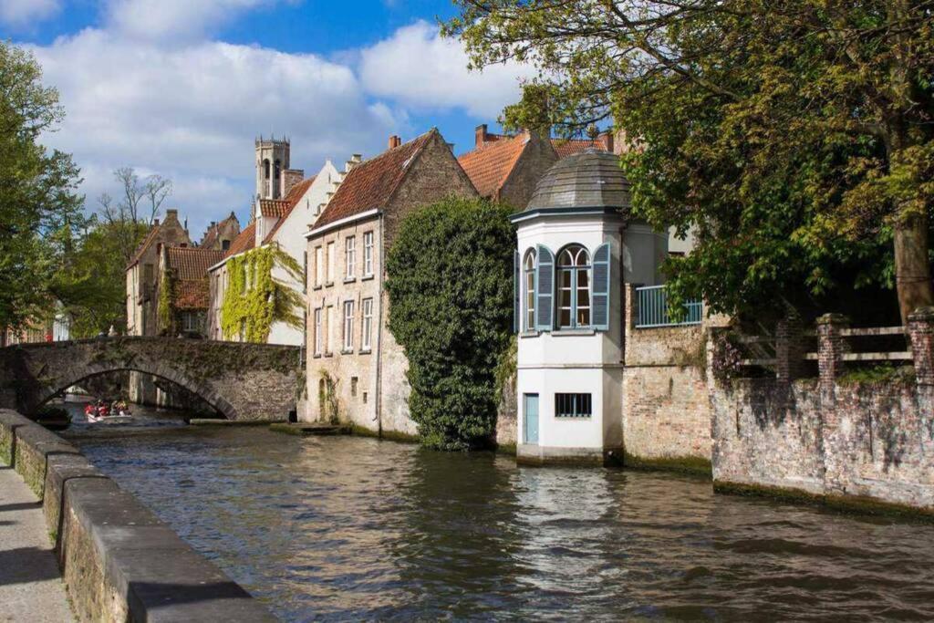 Duplex Appertement Met Zicht Damse Vaart @ Brugge Apartman Kültér fotó